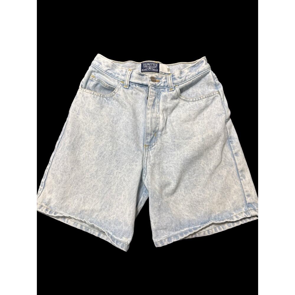 Vintage Acid‎ Wash Palmettos Denim Jean Shorts Measurements In Photos READ